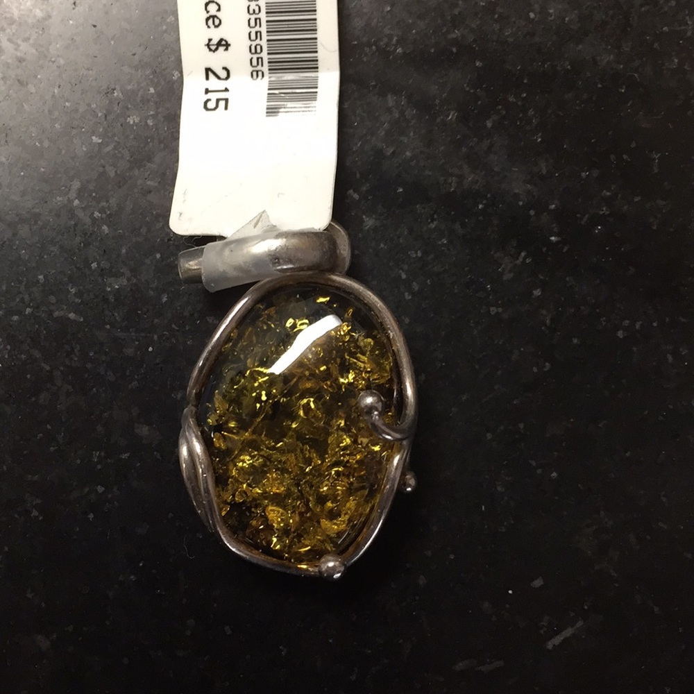 Amber pendant.